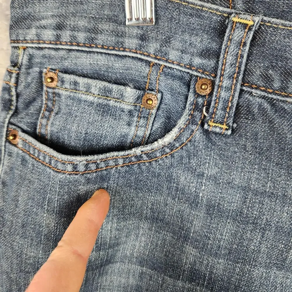 Lucky Brand 361 Vintage Straight Jeans Mens 32x31 Blue Medium Wash Denim Casual